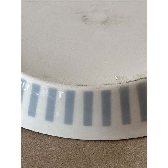 Schonwald Germany Lukull Feuerfest Shallow Baking Dish Blue Stripes Still Life - Picture 6 of 9